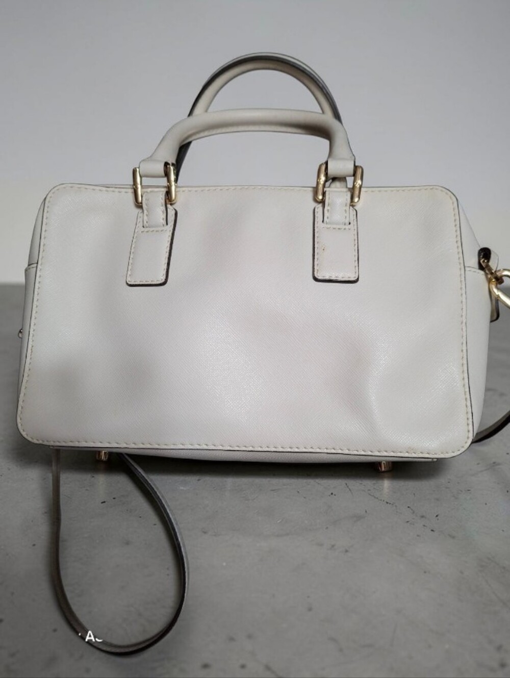 Tory Burch Mini Square Robinson satchel bag in Ivory 9.5x6x4 - Picture 2 of 15